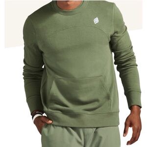 Peloton Fourlaps Rush Crewneck Pullover Green Sweatshirt Size Large